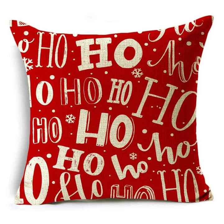 Christmas Series Pillowcases Christmas Elements Printed Red Festive Holiday Gifts Home Decor Pillowcase 40*40cm/45*45cm/50*50cm Design & Casa 12 400mm*400mm 