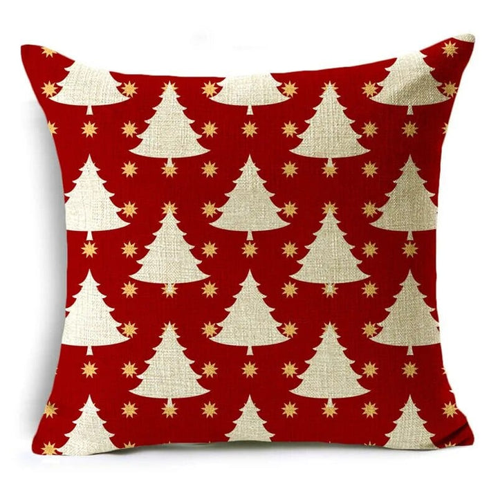 Christmas Series Pillowcases Christmas Elements Printed Red Festive Holiday Gifts Home Decor Pillowcase 40*40cm/45*45cm/50*50cm Design & Casa 13 400mm*400mm 